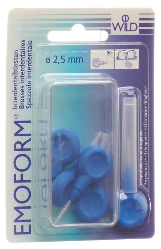 Interdentalbürsten 2.5mm dunkelblau Sonderangebot