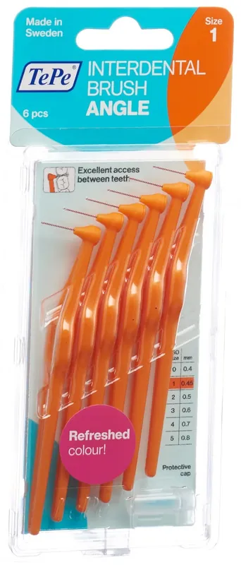 Angle Interdental-Brush 0.45 mm orange Highlight