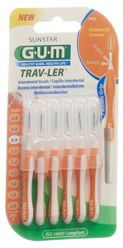 Trav-Ler 0.9mm ISO 2 cylindric orange Beliebt