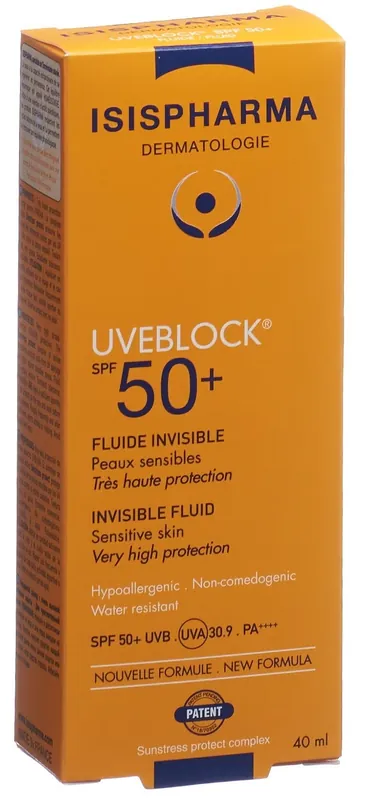 Schnäppchen UVEBLOCK FLUIDE INVISIBLE SPF50+
