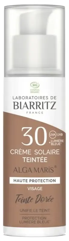 Sonnencreme Gesicht getönt LSF30 golden Schnäppchen