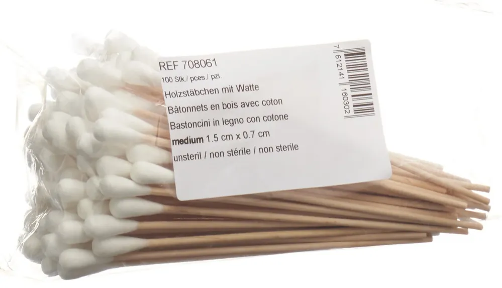 Top-Preis Wattestäbchen Holz 150mm M
