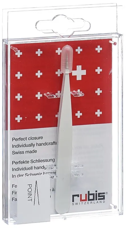 Pinzette spitz weiss Inox Preisreduziert