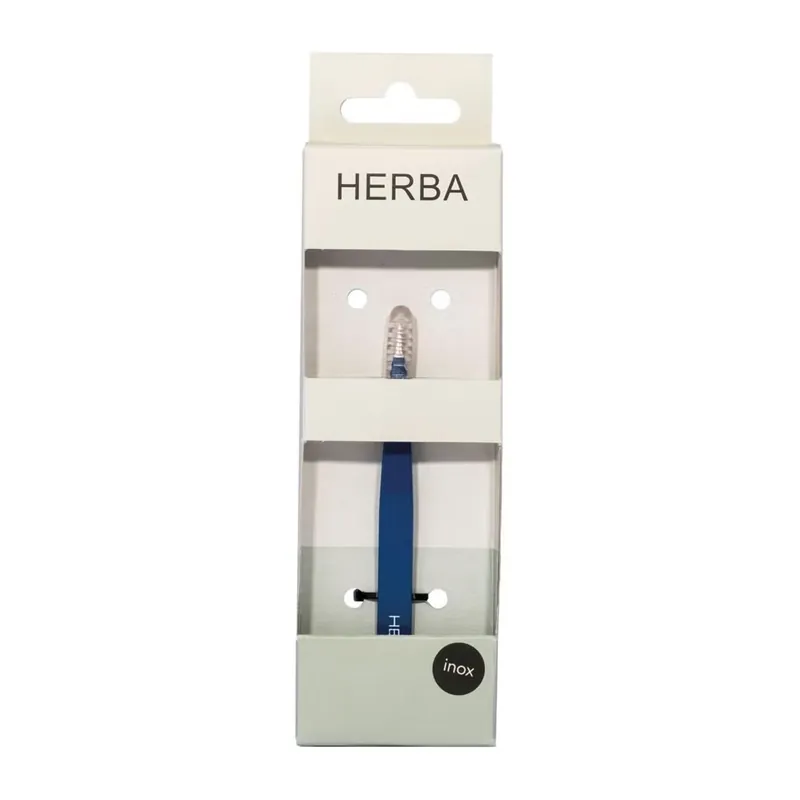 Pinzette Inox spitz blau Rabatt