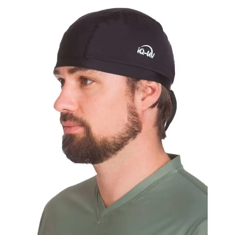 UV Schutz Bandana Badekappe, schwarz, Kopfumfang: 59 cm Neue Ware