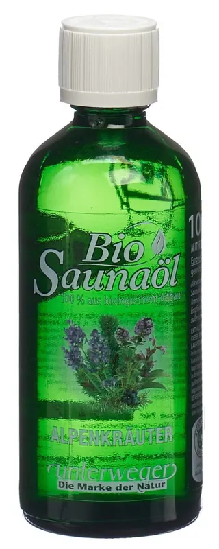 Begrenztes Angebot Bio Saunaöl Alpenkräuter