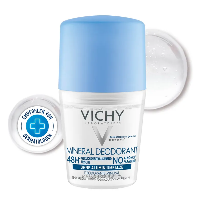 Zertifiziert Mineral Deodorant 48h Roll on