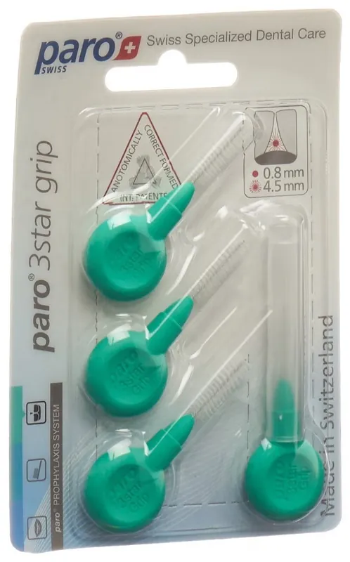 3Star-Grip 4.5mm medium grün zylindrisch Saisonangebot