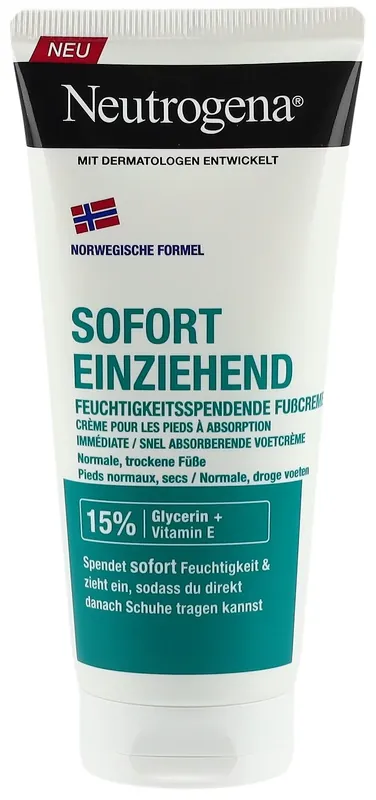 Fusscreme sofort einziehend Markenprodukt
