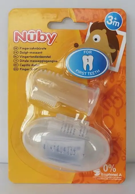 Mega-Angebot Finger-Zahnbürste mit Aufbewahrungsbox