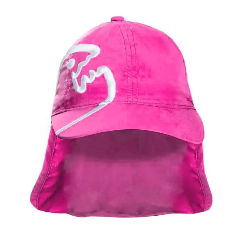 UV Schutz Cap Bites mit Nackenschutz Kinder recycelt, pink Highlight