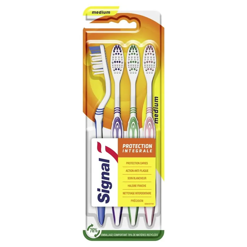 Ausverkauf Zahnbürste medium 4 Family