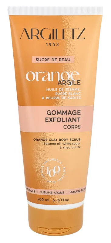 Begrenztes Angebot Tonerde orange Körperpeeling