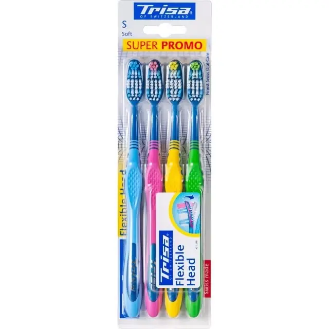 Versand Am Gleichen Tag Flexible Head Zahnbürste Quattro soft