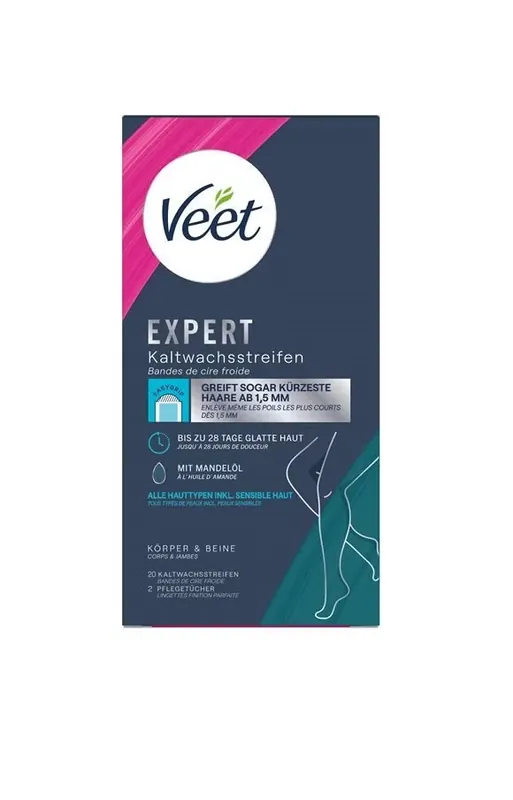 Expert Kaltwachsstreifen Körper & Beine Preiswert