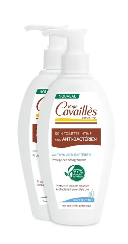 Markenware Intimpflegegel antibakteriell 2 x 250 ml