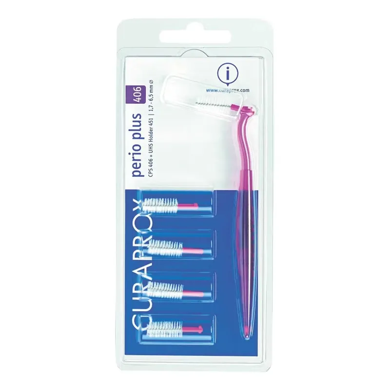 Ausverkauf CPS 406 perio plus 5 Interdentalbürsten +Halter