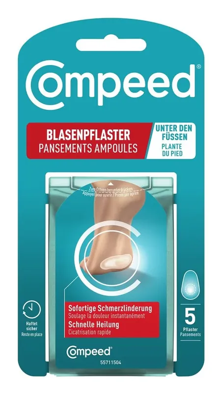 Rabatt Blasenpflaster unter den Füssen