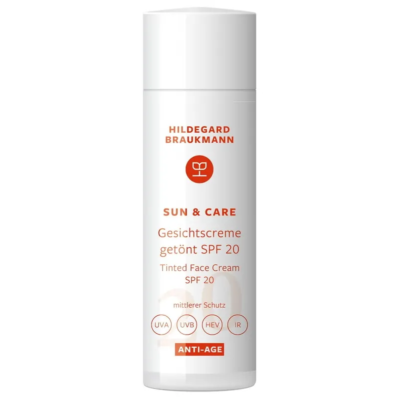 Meistverkauft sun & care Gesichtscreme getönt SPF 20
