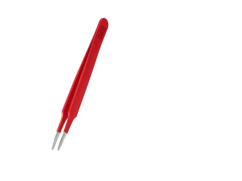 Wimpern Pinzette gerade, rot Sofort Bestellen