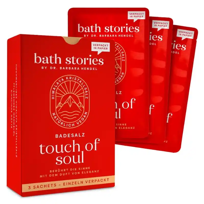 Mega-Angebot Badesalz touch of soul 3 x 60 g