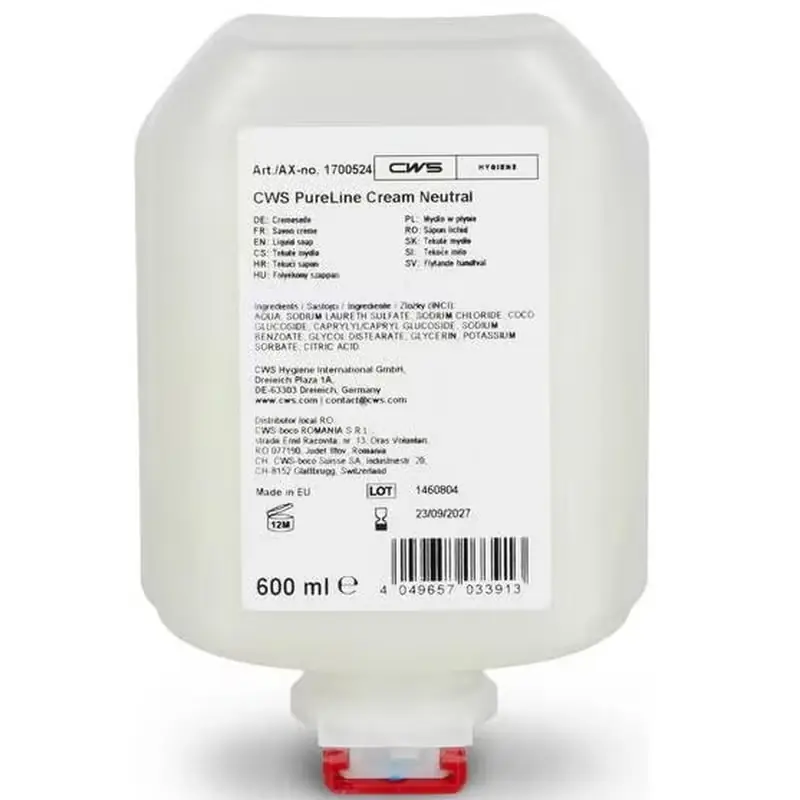 PureLine Cream Neutral Seifencreme 8 x 600 ml Jetzt Bestellen