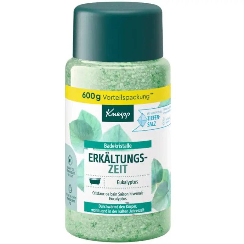 Saisonangebot Badekristalle Erkältungszeit