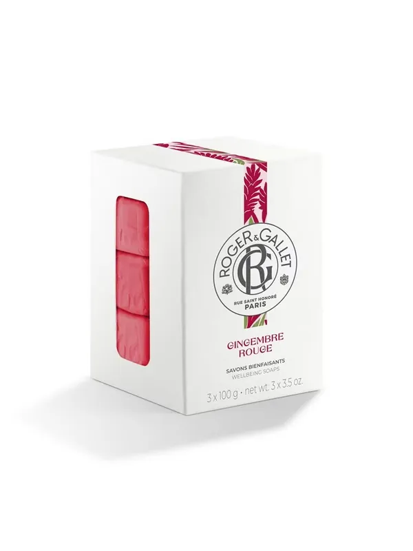 Gingembre Rouge Boite 3 Savons 3 x 100 g Begrenztes Angebot