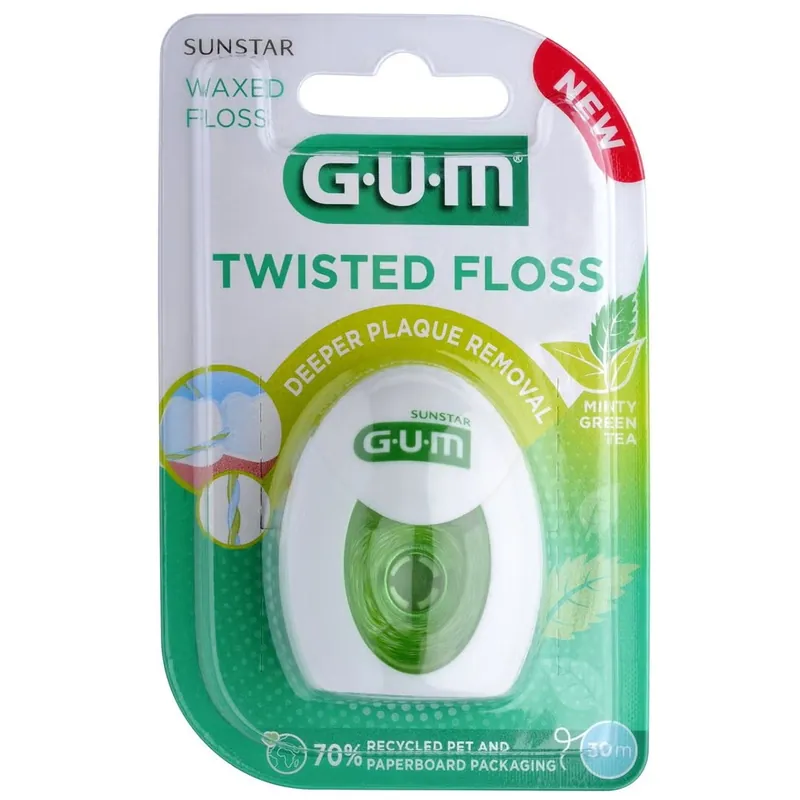 TWISTED FLOSS Zahnseide 30m gewachst Sonderangebot