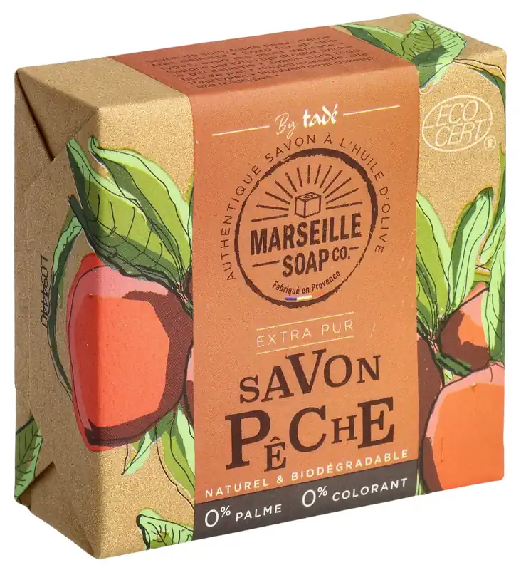 Neue Kollektion Seife Marseille Pfirsich