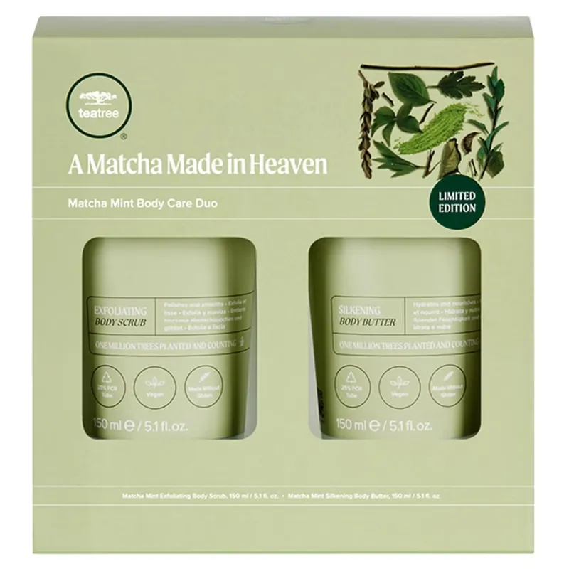 Sonderaktion Tea Tree Matcha Mint Body Care Duo