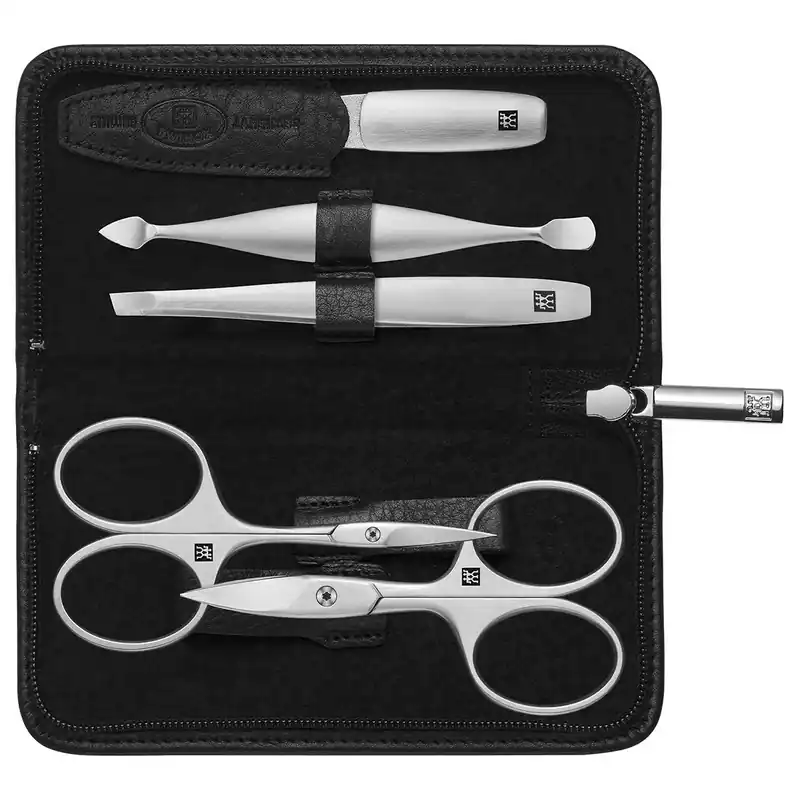 Premium Maniküre Set 5tlg. in Schwarz Abverkauf