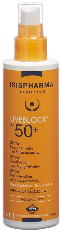 Begrenztes Angebot UVEBLOCK SPRAY SPF50+
