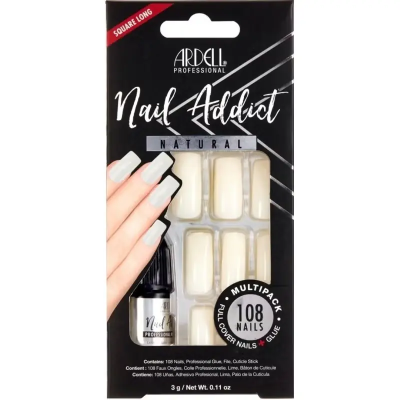 Mega-Angebot Nail Addict Natural Square Long Multipack