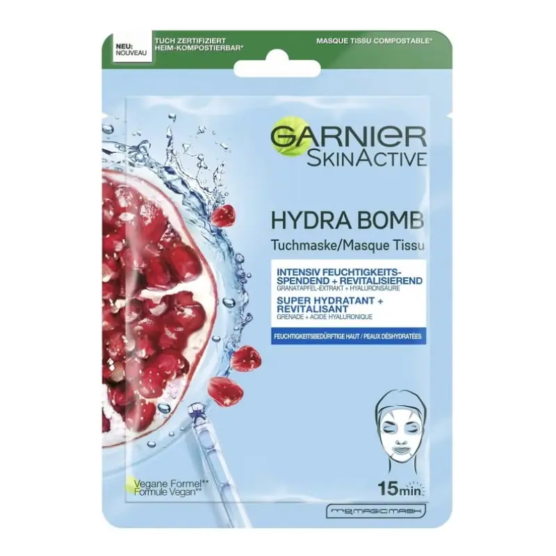 SkinActive Hydra Bomb Tuchmaske Granatapfel Günstig