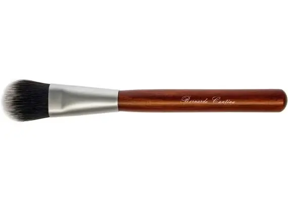 Expressversand Foundation Pinsel oval flach Holzstiel 16