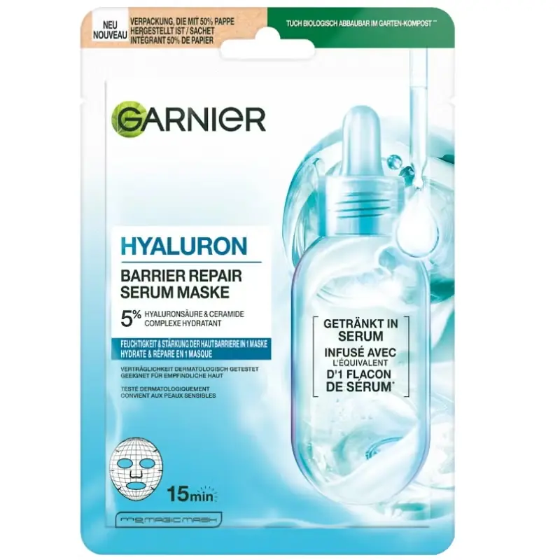 Hyaluron Barrier Repair Serum Maske Zertifiziert