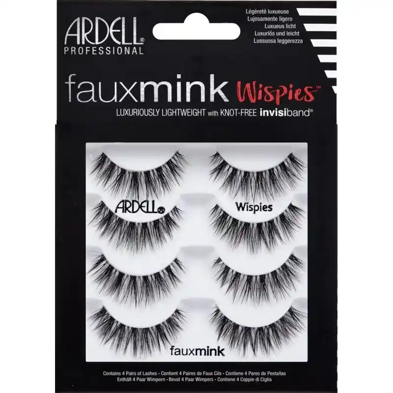 Meistverkauft Faux Mink Wispies, 4 Paar