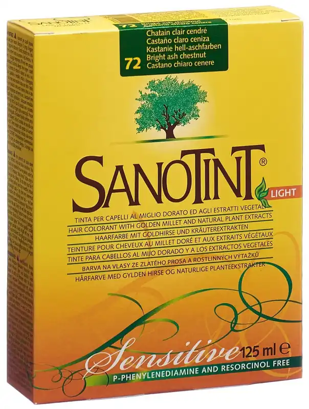 Sensitive Light Haarfarbe 72 kastanie hell-aschfarbe Saisonangebot