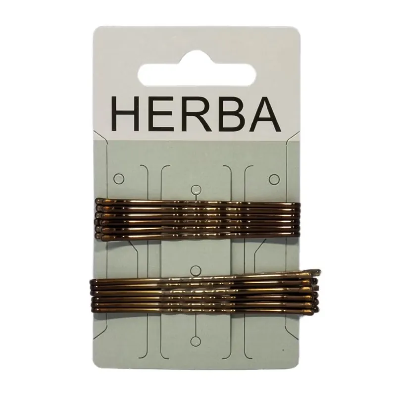Preiswert Klemme gewellt 6+6.5 cm braun