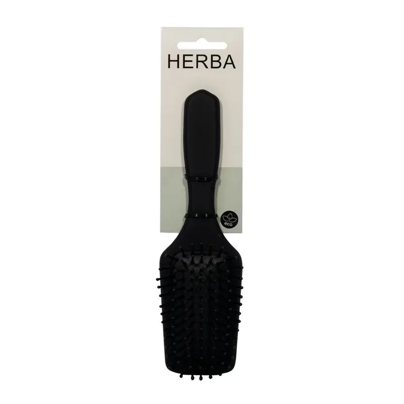Super-Preis Mini Haarbürste Softtouch schwarz