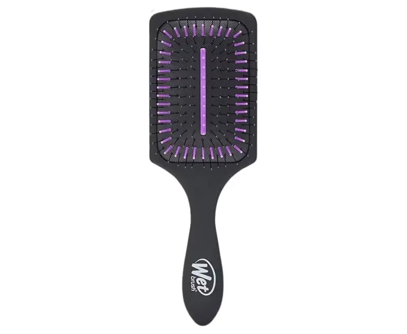 Charcoal Infused Paddle Detangler schwarz violett Sichere Zahlung