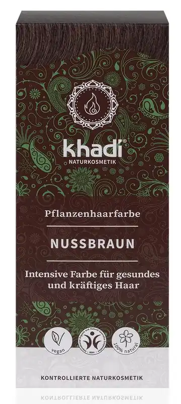 Neue Ware Pflanzenfarbe NUSSBRAUN - SCHOKOBRAUN