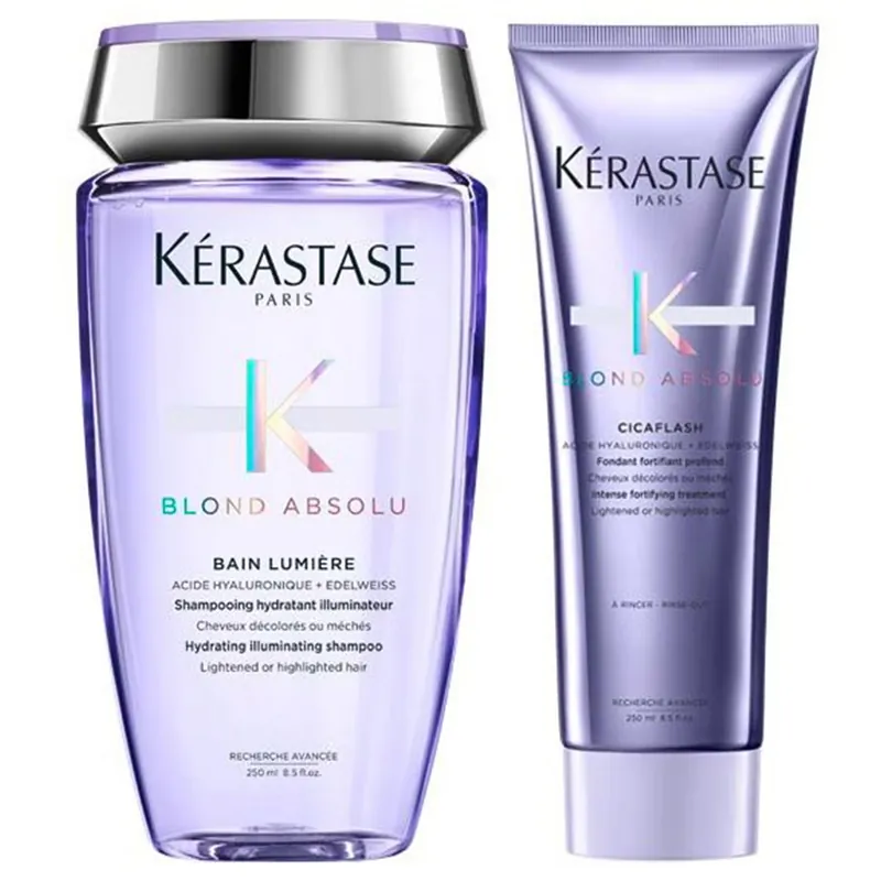 Blond Absolu Lumière Pflegeset für blondiertes und blondes Haar Neu
