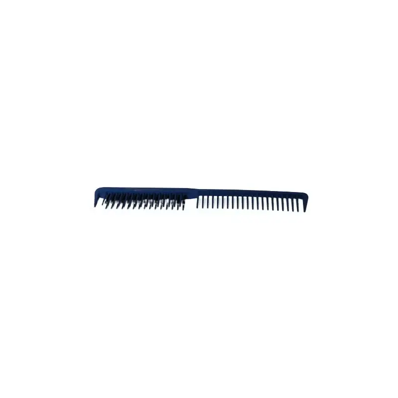 Carbon C10 blau Toupierkamm mit Naturborsten 9" Schneller Versand