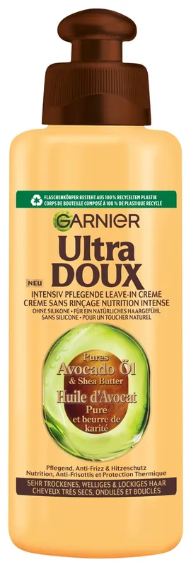 Ultra Doux - Intensiv Pflegende Leave-In Creme pures Avocado-Öl & Shea Butter Begrenztes Angebot