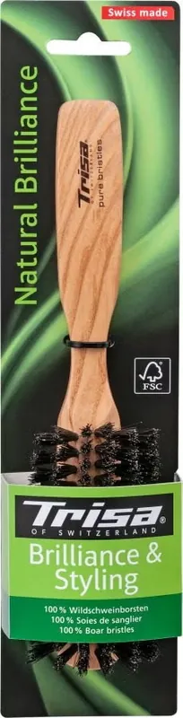Saisonangebot Natural Brilliance Haarbürste halbrund Wildschweinborsten