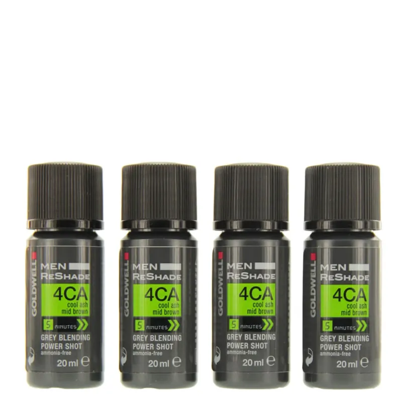 Men Reshade - 4CA: Mittel-aschbraun 4 x 20 ml Preis Gesenkt