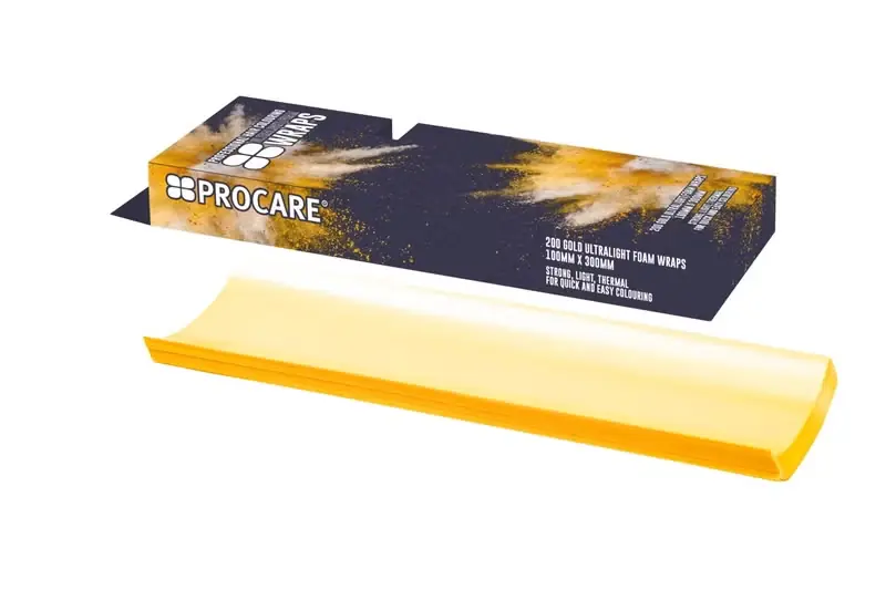 Premium U-Lite Foam Wraps 100 x 300 mm gold Highlight