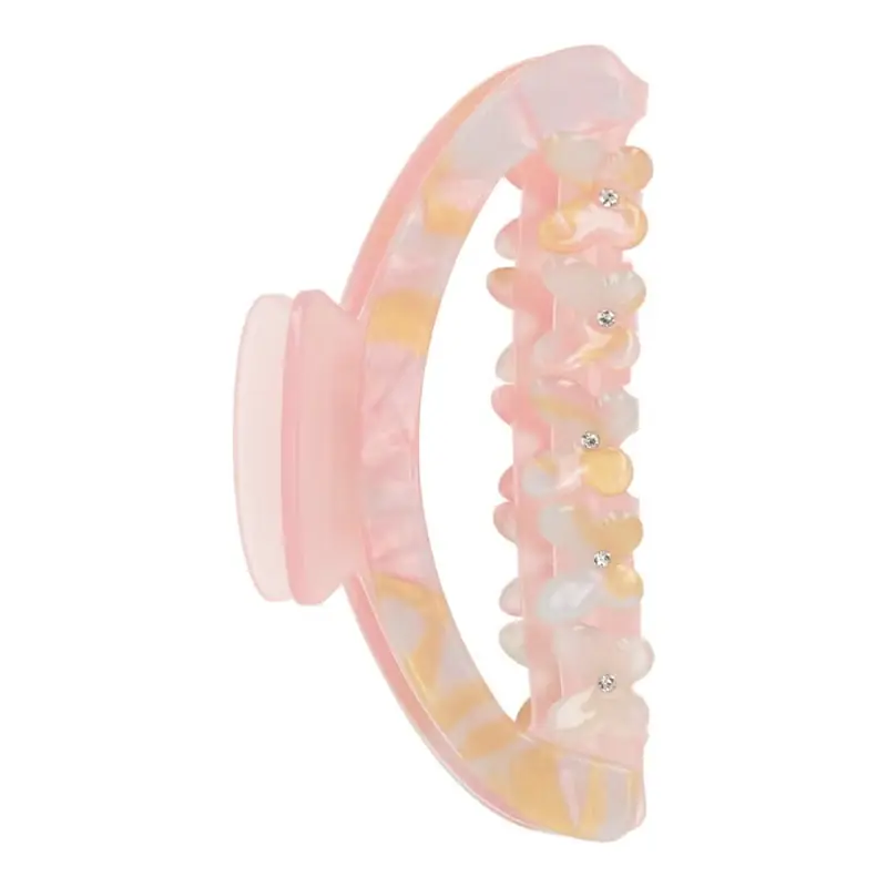 Fashion Haarklemme Strass Rosa meliert Super-Preis